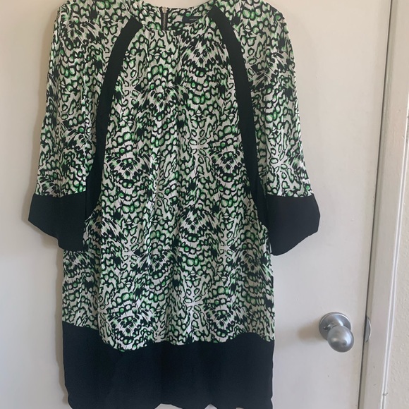 French Connection Shift Dress Animal Print - Picture 1 of 7